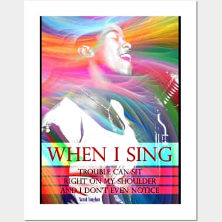 Sarah Vaughan Inspirational Quote 1 Posters and Art